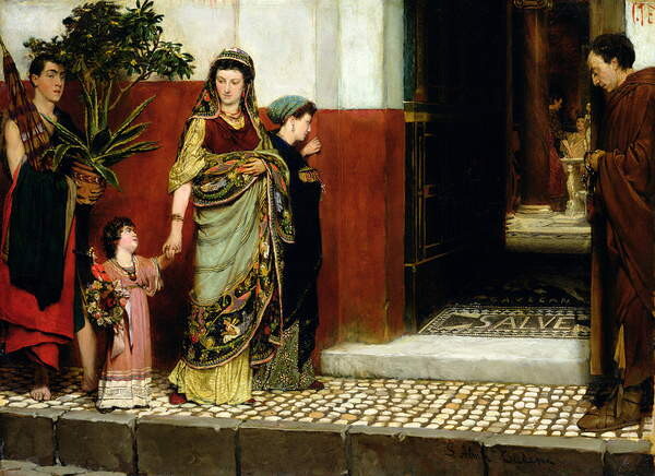 Плакат Returning from Market, 1865