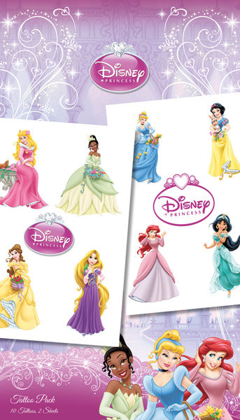 Τατουάζ DISNEY PRINSESSER - princesses