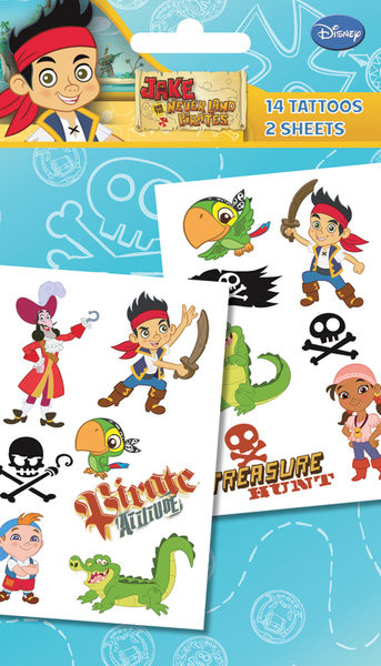 Τατουάζ JAKE & NEVERLAND PIRATES - characters