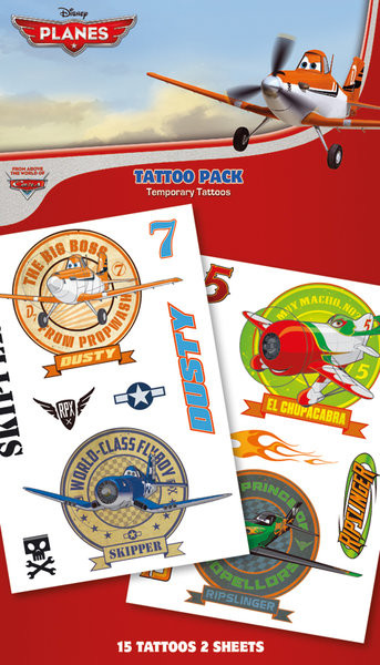 Tattoo PLANES - characters