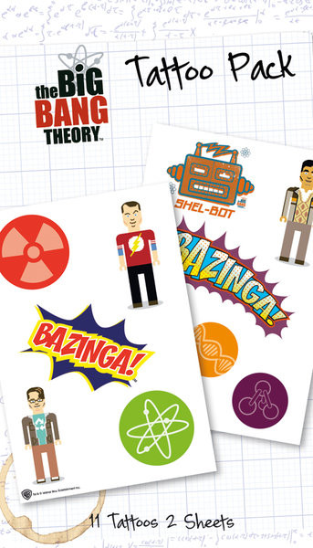 Τατουάζ BIG BANG THEORY - bazinga