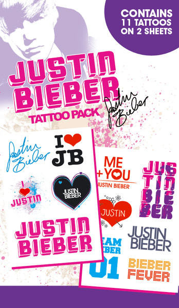 Tattoo JUSTIN BIEBER - i love