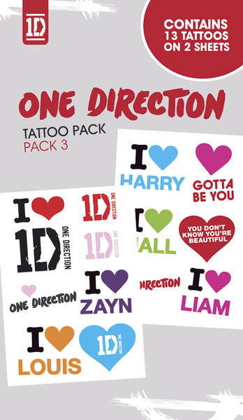 Τατουάζ ONE DIRECTION - i love