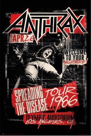Poster Anthrax - Spreading the Disease