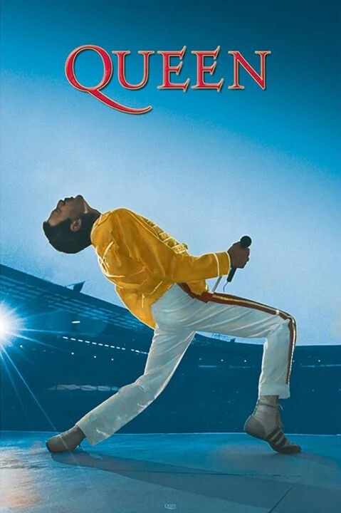 Плакат Queen - Live at Wembley