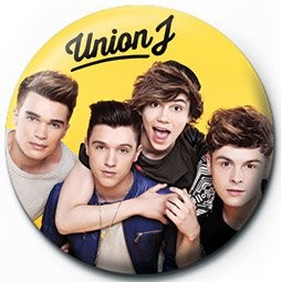 Badge UNION J - yellow