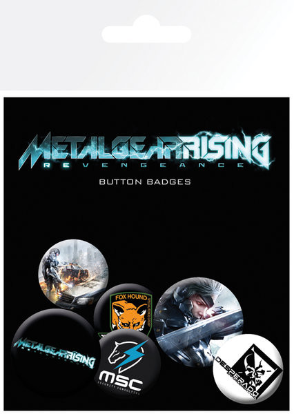 Σετ κονκάρδες METAL GEAR RISING