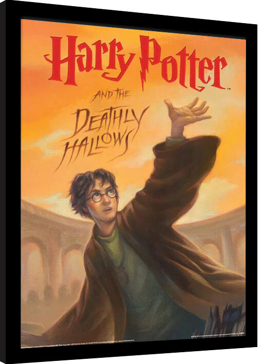 Κορνιζαρισμένη αφίσα Harry Potter - The Deadly Hallows Book