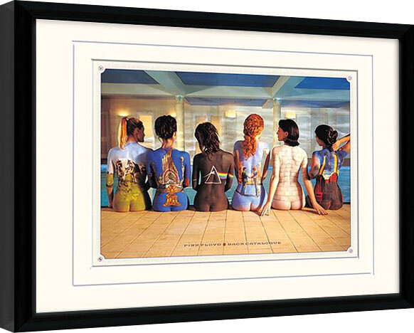 Framed poster Pink Floyd - Back Catalogue
