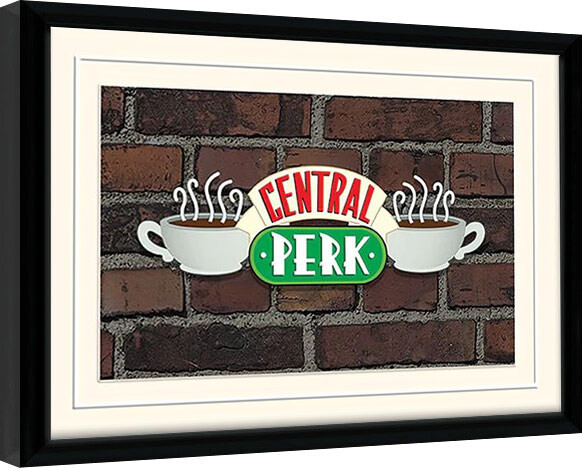 Framed poster Friends - Central Perk Sign