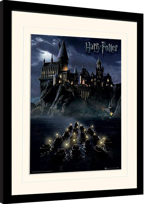 Framed Poster Harry Potter - Hogwarts School