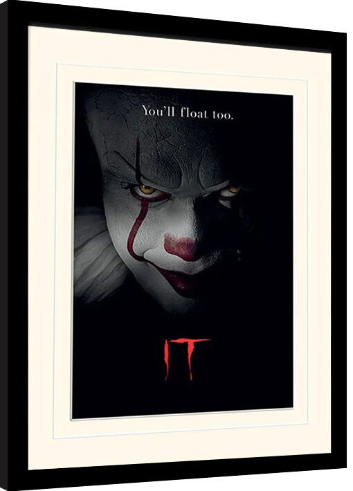 Κορνιζαρισμένη αφίσα IT - Pennywise Face