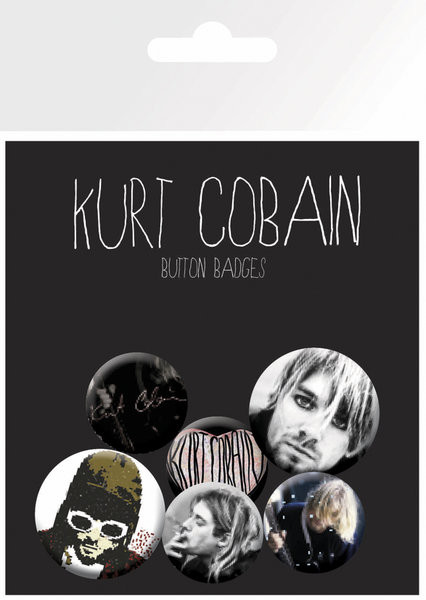 Conjunto de crachás Kurt Cobain