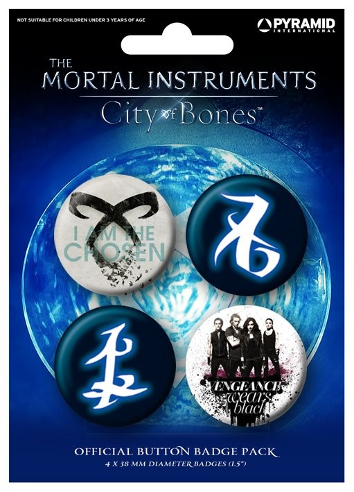 Badge set MORTAL INSTRUMENTS CITY
