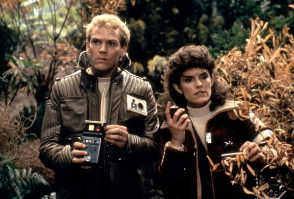 Плакат Merritt Butrick and Robin Curtis