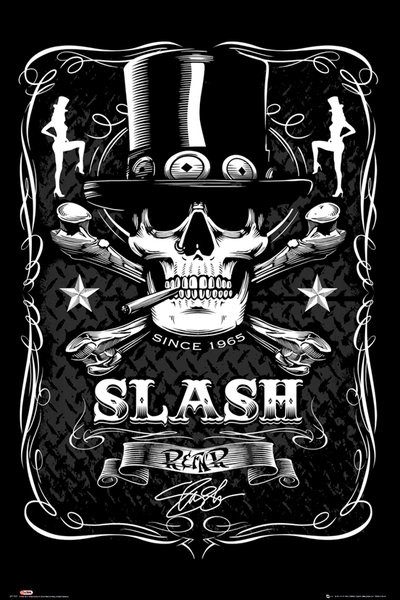 Плакат Slash - label