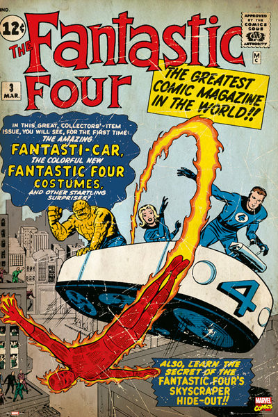 Плакат MARVEL - fantastic four