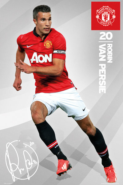 Плакат Manchester United - van persie 13/14