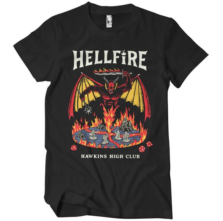 Majica Stranger Things - Hellfire Hawkins High Club