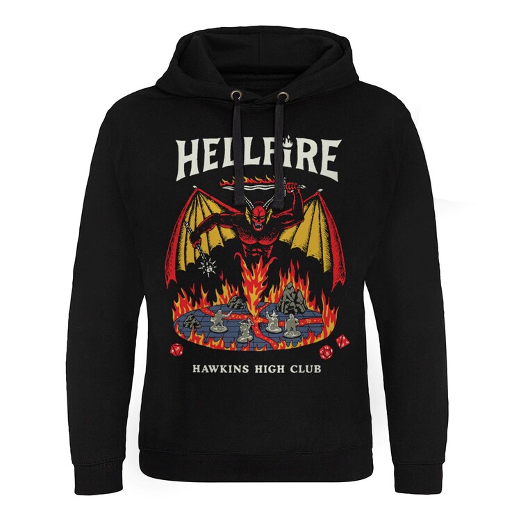 Пуловер Stranger Things - Hellfire Hawkins High Club