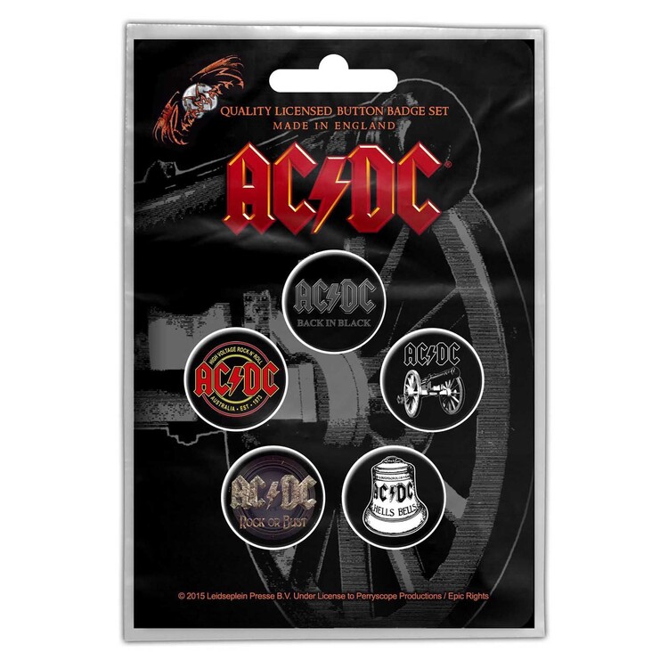 Σετ κονκάρδες AC/DC - For Those About To Rock Retail