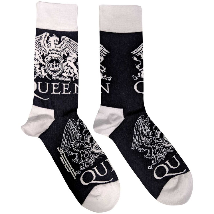 Meias Queen - White Crests