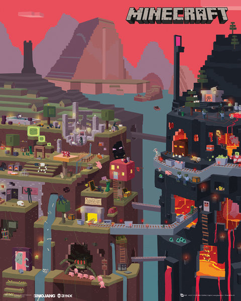 Juliste Minecraft - world