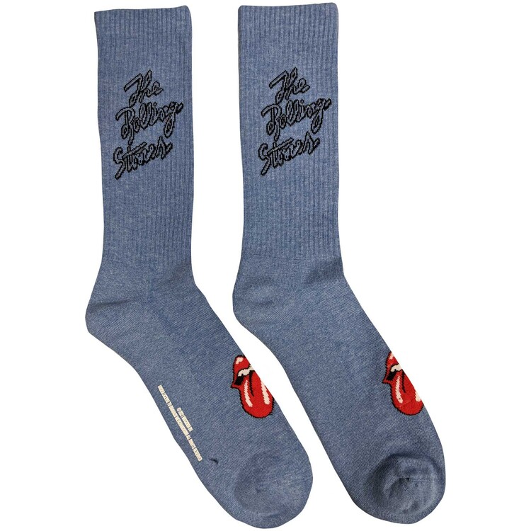 Socks Rolling Stones - Script Logo