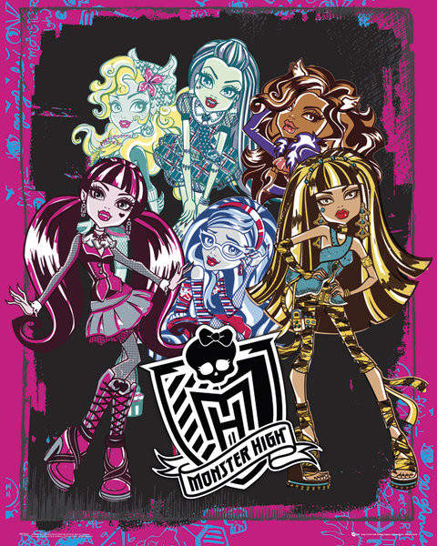 Плакат MONSTER HIGH - group