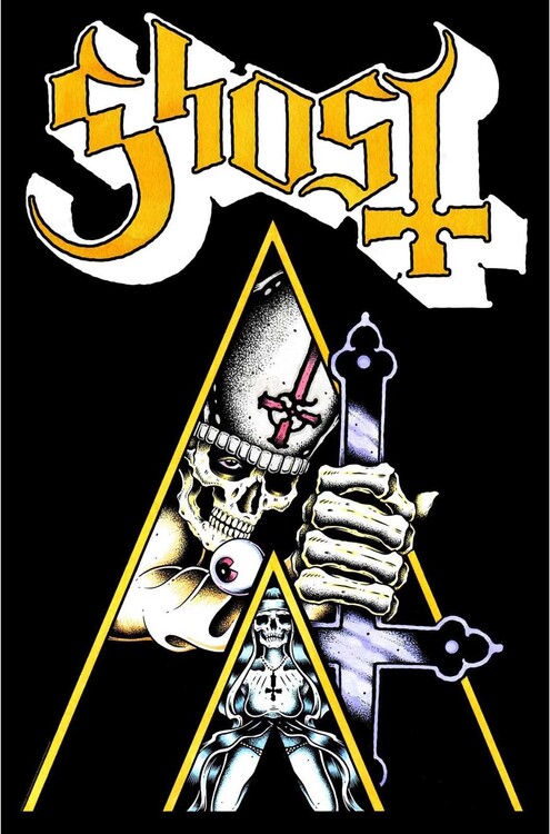 Textile Poster Ghost - Clockwork Ghost