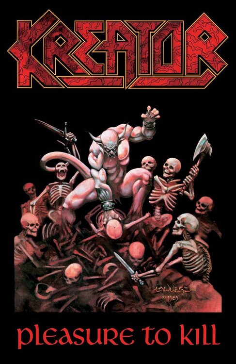 Textile Poster Kreator - Pleasure to Kill
