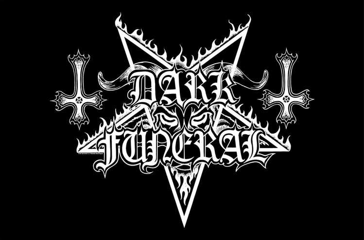 Textile Poster Dark Funeral - Logo