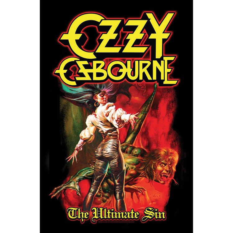 Textile Poster Ozzy sbourne - The Ultimate Sin