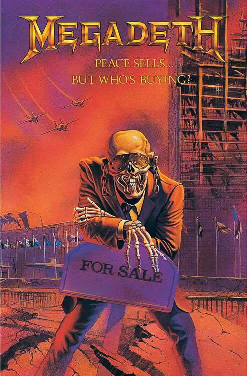 Textile Poster Megadeth - Peace Sells