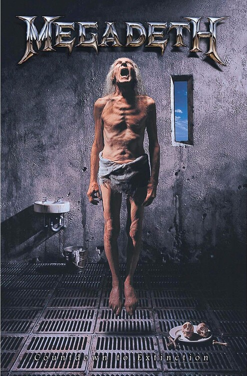 Pôster têxtil Megadeth - Countdown to Extinction