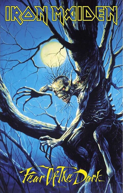 Υφασμάτινη αφίσα Iron Maiden - Fear of the Dark