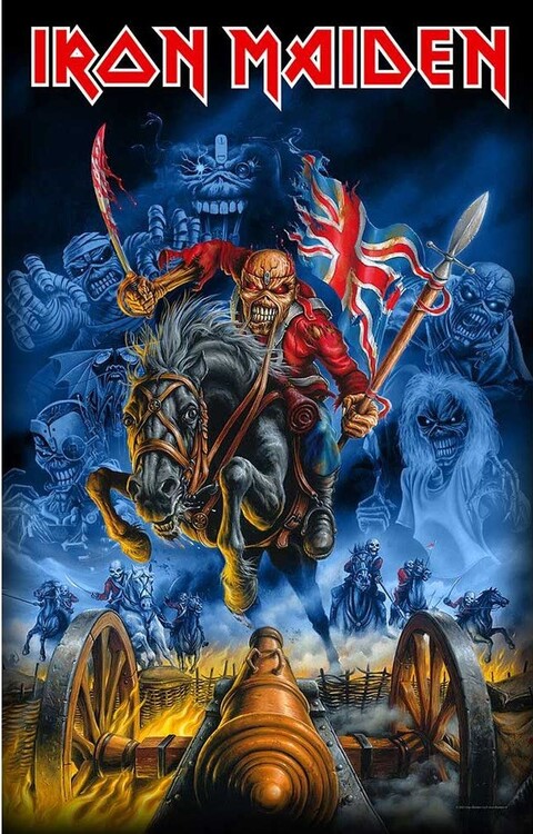 Υφασμάτινη αφίσα Iron Maiden - Maiden England