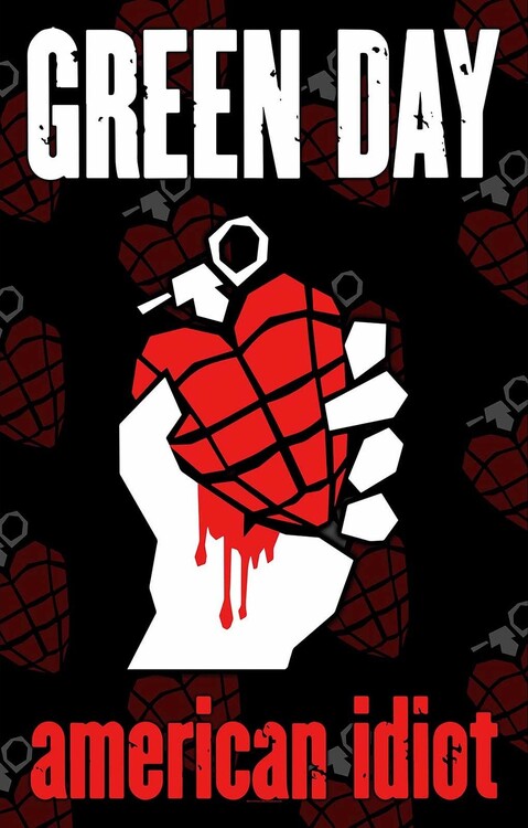 Υφασμάτινη αφίσα Green Day - American Idior