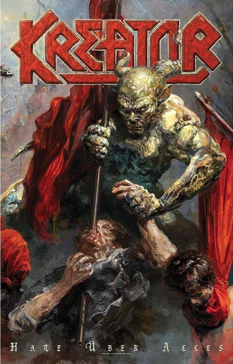 Textile Poster Kreator - Hate Uber Alles