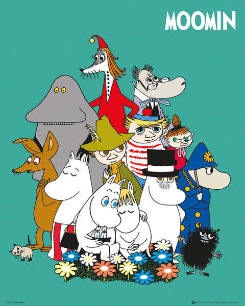 Плакат MOOMINS - characters