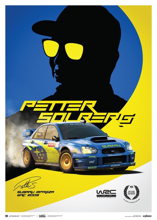 Εκτύπωση τέχνης Subaru Impreza WRC 2003 - Petter Solberg