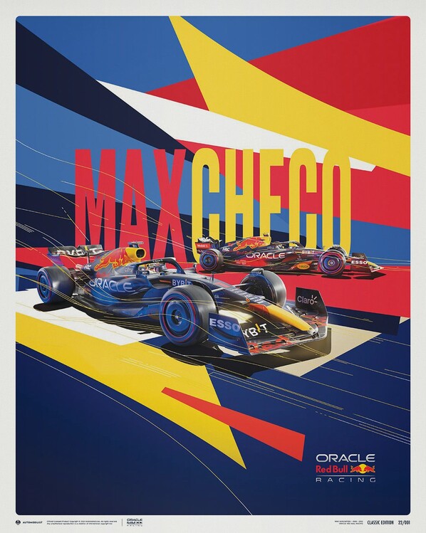 Εκτύπωση τέχνης Oracle Red Bull Racing - Team - 2022