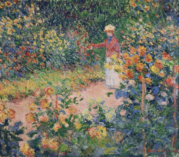Плакат Garden at Giverny, 1895