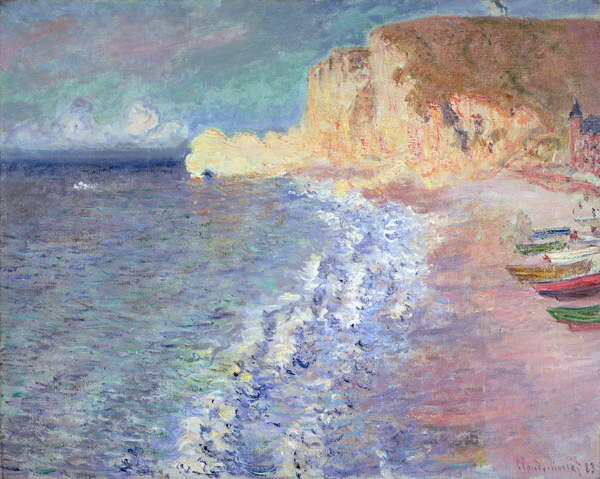 Принти на полотні Morning at Etretat, 1883