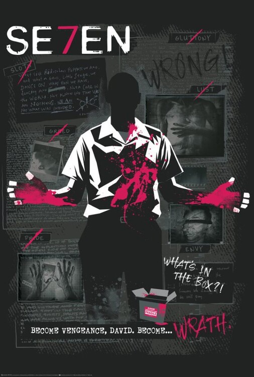Плакат Se7en - What's in the box?