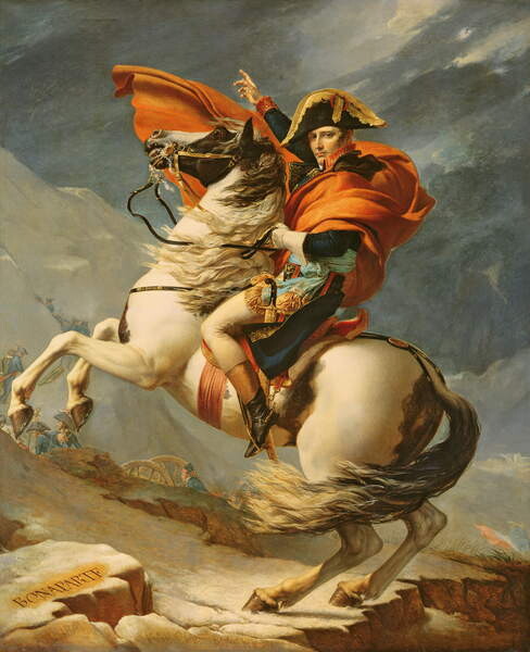 Poster Napoleon Crossing the Alps on 20th May 1800, David, Jacques