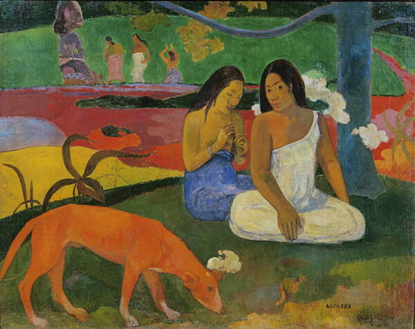 Poster Arearea (The Red Dog), 1892