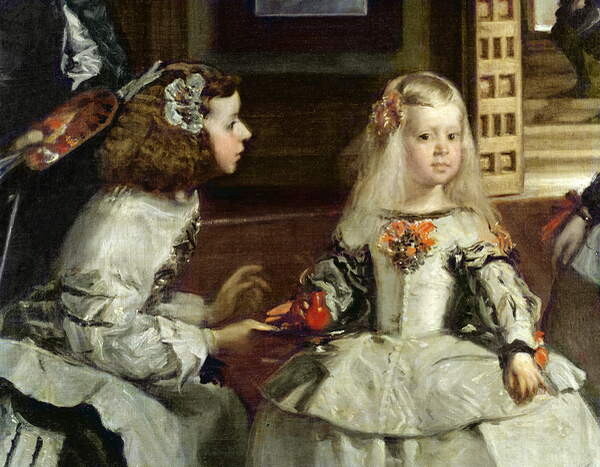 Принти на полотні Las Meninas or The Family of Philip IV, c.1656 (oil on canvas)