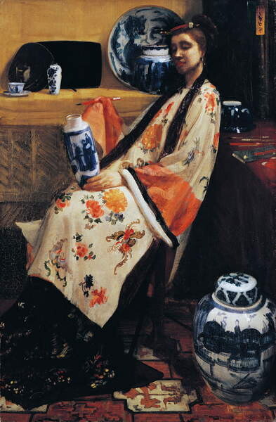 Принти на полотні Purple and Rose: Lange Leizen of Six Marks, 1864