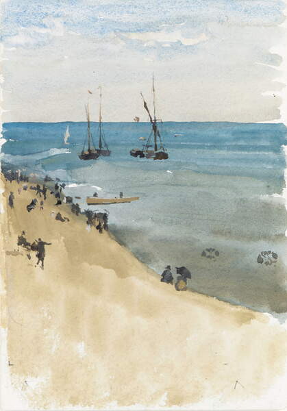 Плакат Green and Silver -- The Bright Sea, Dieppe